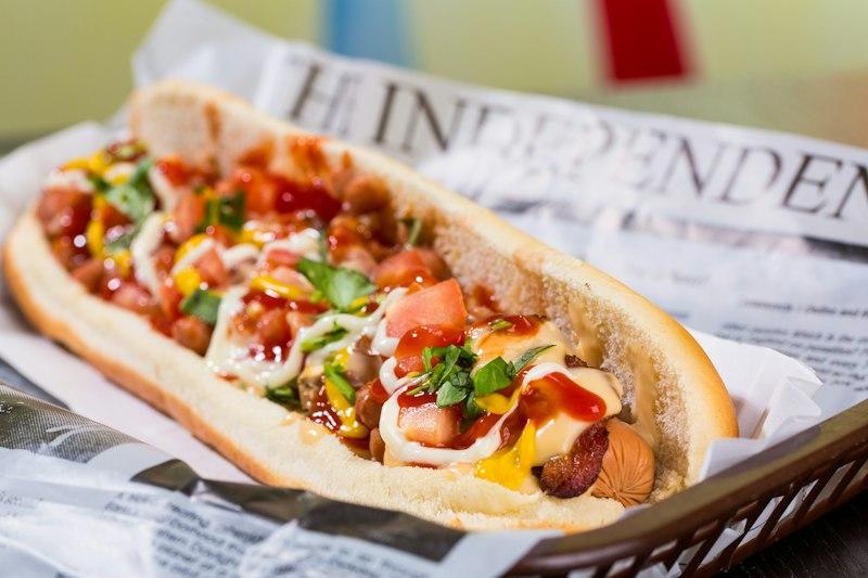 Pinoy Red Hotdog with Marshmallow
